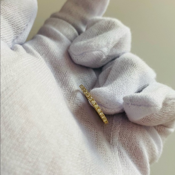 Sold on IG Half eternity ring 18K; 0.15ct (12 natural dia) - Picture 8 of 14